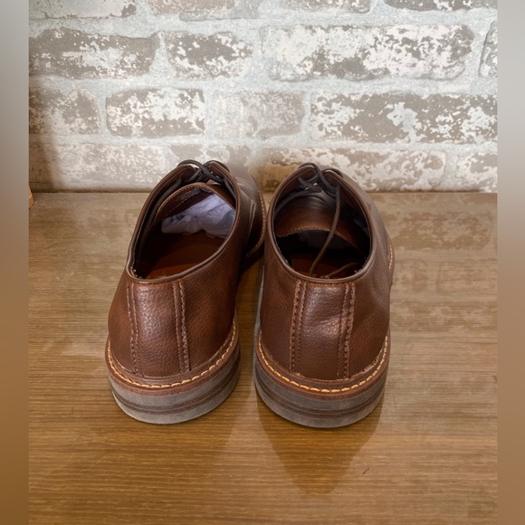 Like New Zara Brown Leather Oxford Style Shoe - Picture 7 of 7